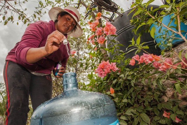 woman gardening