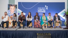 Session sur le "storytelling" avec l'équipe du programme Lazos de Agua, de One Drop et des projets Pirursiivik, Guanajuato, ECED-Sahel, WASH Rajasthan et Sheohar. Photo: One Drop / RECO FILMS