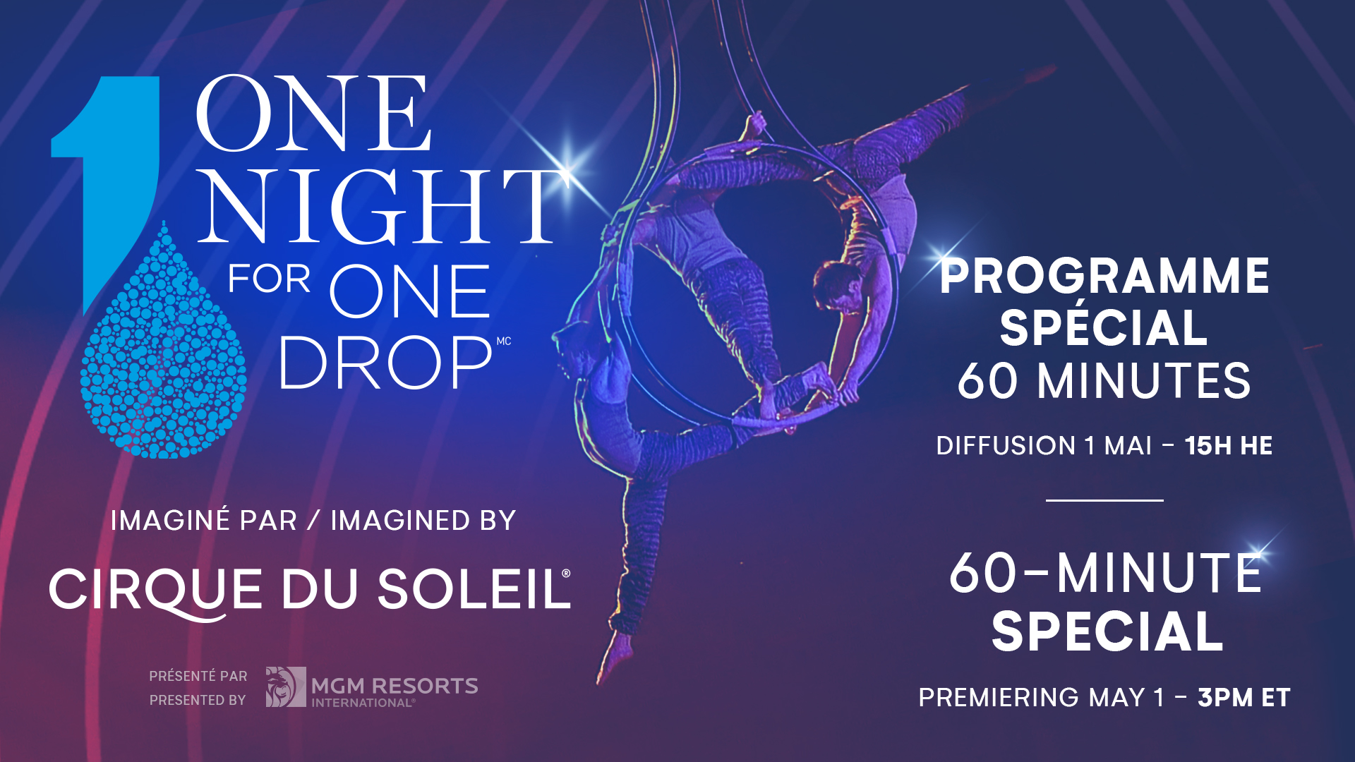 Un programme spécial de One Night for One Drop